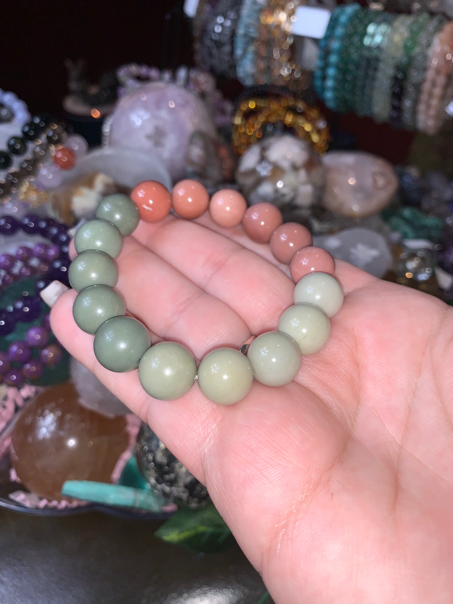 Gradient Alashan Agate 12.5mm