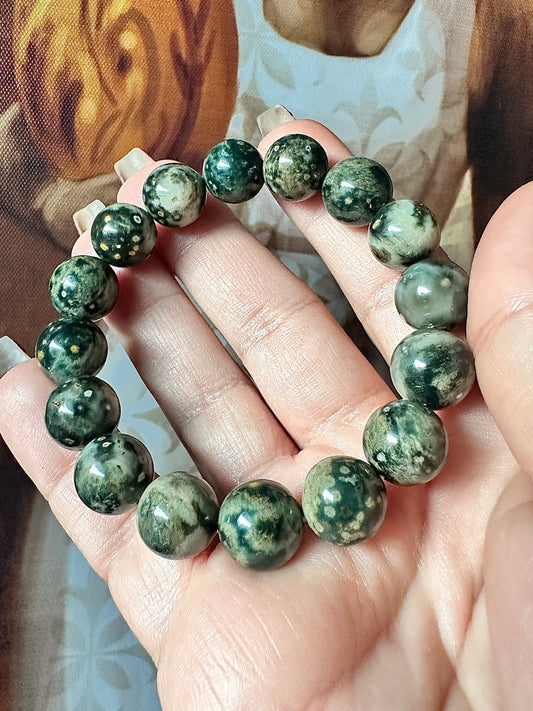 Green Ocean Jasper 13mm