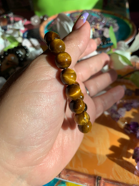 Tigers eye round bracelet